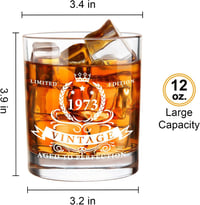 Prémium Whiskey Pohár Szett Fa Dobozban - 51. Születésnapi Ajándék Férfiaknak 2