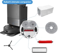 Esoes Roborock Q Revo Porszívó Alkatrész Készlet - Főkefe, Törlőkendők, Porzsákok, Szűrők és Oldalkefék - Robotporszívó Kiegészítők 2