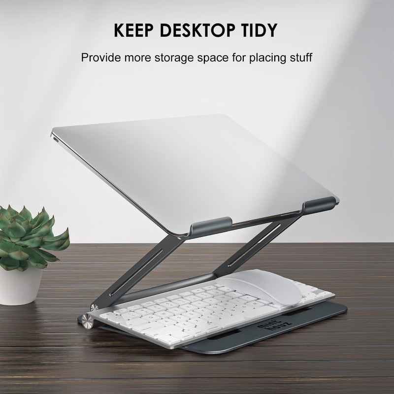 Állítható magasságú és dönthető Minthouz laptopállvány 10-17" MacBook, Dell, Lenovo laptopokhoz