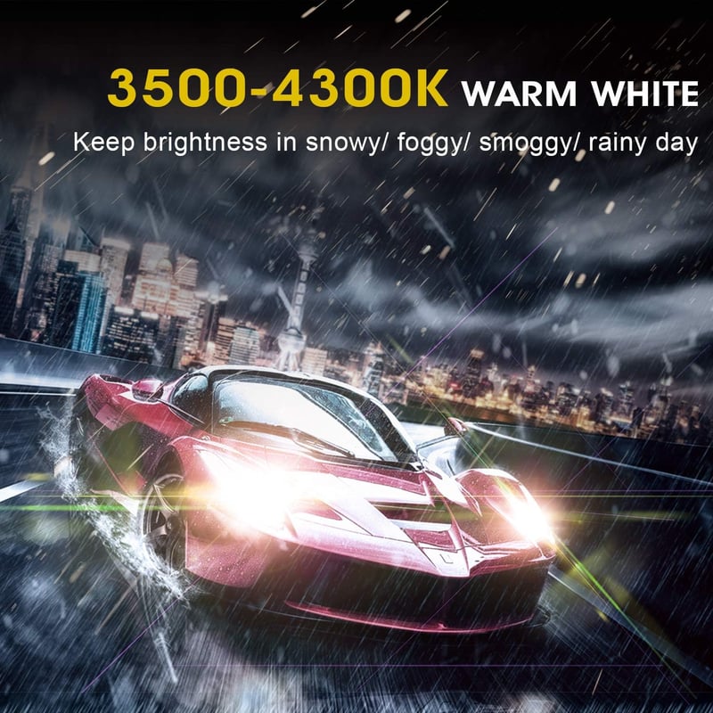 TECTICO H15 Halogén Izzó 5000K Ultra Meleg Fehér - 130% Fényerő, 12V Autó Fényszóró, Távolsági és Tompított Világítás, 2db Szett