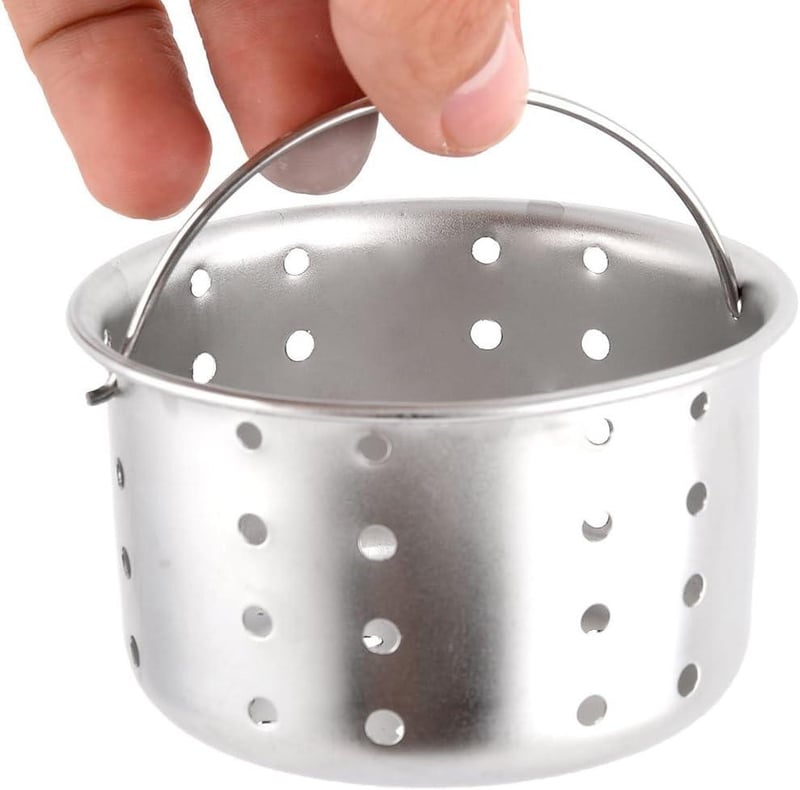 Blinker 2 darabos rozsdamentes mosogatószűrő szett, 7,7 cm