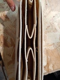 Hejo filc táskaszervező bézs színben, L-es méret, 30x17x16 cm, többzsebes belső rendszerező shopper táskához, nőknek 6