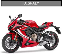 PSLER Hátsó Ülés Burkolat Honda CB650R CBR650R Motorokhoz - ABS Műanyag Karbon Hatású Üléstakaró 6 Színben (Világos Piros) - 2018-2023, Bright red 6