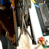 NORDMUT Prémiové skladacie kempingové kreslo s vysokým operadlom, polohovateľné do 4 pozícií, nosnosť 140 kg — bez prenosnej tašky (stav: pozri 2. obrázok) 2