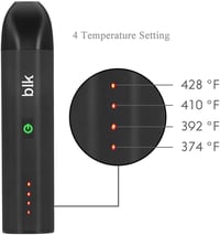 Herbál párologtató 1600mAh akkuval, 4 hőfokszinttel - Száraz növényekhez 4