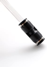 SRJQXH Pneumatikus Tömlő 8mm/5mm - 5m Átlátszó PU Levegőcső Kompresszorhoz, Vízálló, Olajálló, -30°C~80°C Hőtűrésű Csatlakozóval 2