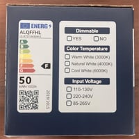 ALQFFHL R7S LED lámpa 118mm, szabályozható, 50W, 3000K meleg fehér, 4000lm, halogén helyettesítő 9