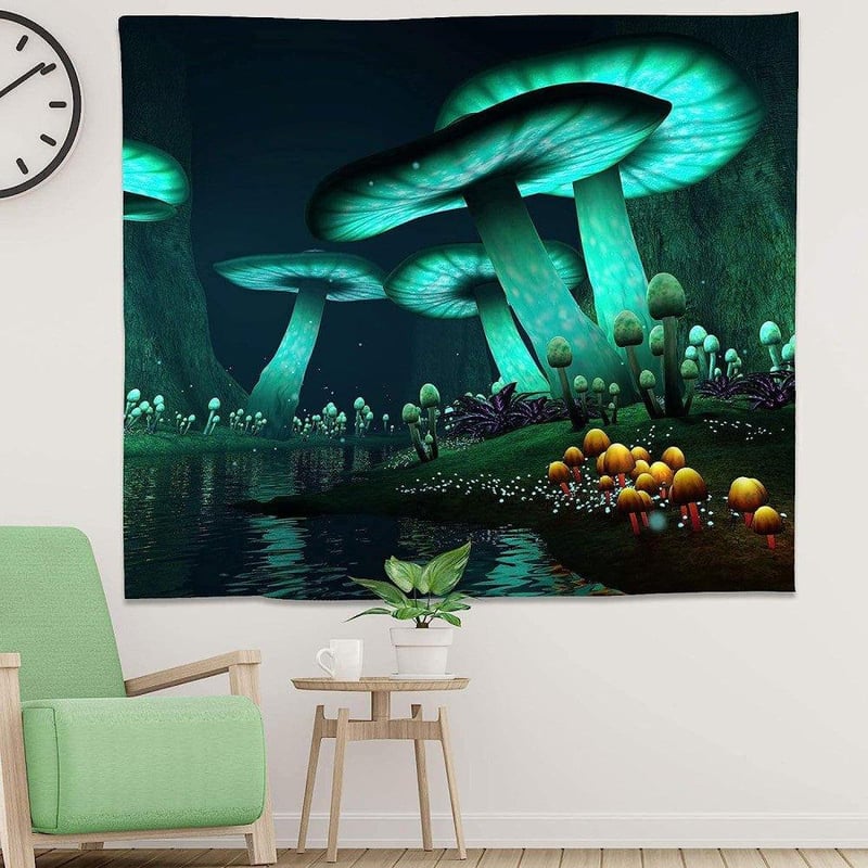 Óriás Gomba Fotóháttér Fali Dekoráció 150x130 cm