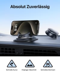 andobil 2025 Műszerfali Telefontartó Autóba - Erős Tapadású Mobiltelefon Tartó iPhone 16/15/14/13/12/11 és Samsung S24/S23 Készülékekhez 9