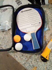 Set Tenis de Masă Hobby Schildkröt pentru 2 Jucători - 1 Paletă, 3 Mingi, cu Husă — Fără paletă de tenis de masă (stare: vezi a 2-a poză) 3