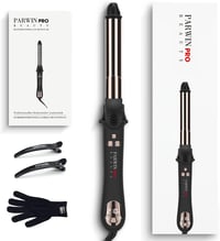 PARWIN PRO BEAUTY 360° Automata Forgó Hajgöndörítő 32mm - LCD Kijelzős Titán Bevonatú Hajformázó Nagy Göndör Fürtökhöz 6