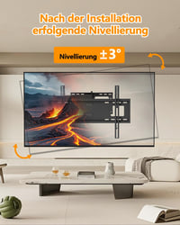 FORGING MOUNT TV Fali Tartó 32-80" Képernyőkhöz, 1090mm Hosszú Kinyúló Karral, 45kg Teherbírás, Dönthető, Forgatható, VESA 600x400mm 6