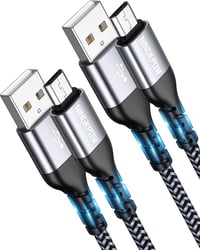 Tartós NINGKPOW Fonott Micro USB Töltőkábel 1m 1