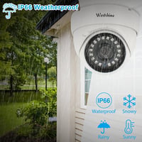 WESTSHINE 1080P Kültéri Biztonsági Dóm Kamera - 4-in-1 Kompatibilitás, 2.8mm Széles Látószög, 65 Láb Éjjellátó, IP66 Vízálló, Fém Ház 5