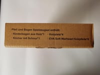 AmazeFan Fa Íjászfelszerelés Gyerekeknek - 6 Nyíl, 4 Céltábla, Tegez, Beltéri és Kültéri Játék 4-8 Éveseknek 9