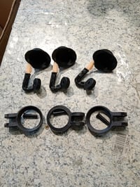 Set capace pentru sticle de bere yeeplo în formă de cască de soldat, dop decorativ cu tematică militară, varianta B, 3 bucăți (lipsește 1 bucată din setul original) 2