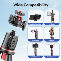 Fotopro rugalmas mini állvány hosszabbítóval - Canon, Nikon, Sony kamerákhoz és telefonokhoz 4