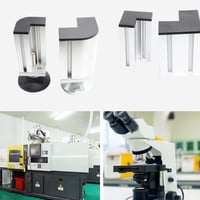 HJYZY 30x60mm-es ABS Műanyag Végzáró Sapka Alumínium Profilhoz, 35 db-os Csomag 4