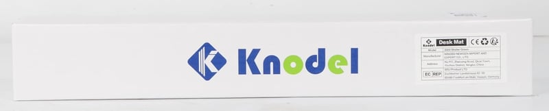 Knodel kétoldalú vízálló íróasztalalátét, 60x35cm, zöld/szürke