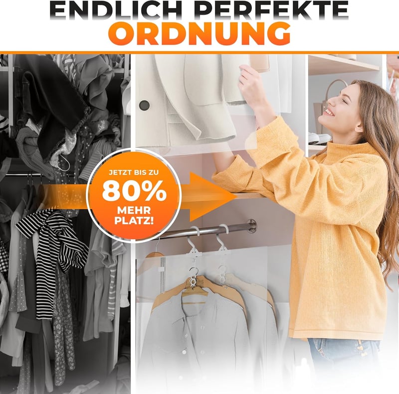 PACKDUDE Függeszthető Vákuumos Ruhatasakok - 100 x 70 cm Extra Erős Átlátszó Tárolózsákok Ruhákhoz, Molyálló Akasztós Rendszerrel, 3 db-os S