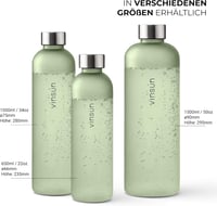 VINSUN Kulacs 650ml - Szivárgásmentes BPA-mentes Tritan Műanyag Ivópalack Szénsavas Italokhoz - Könnyű Sportpalack Túrázáshoz, Biciklizéshez 4