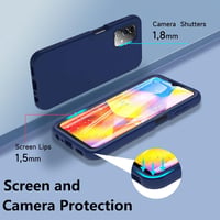 Samsung Galaxy A13 360 fokos védőtok beépített kijelzővédővel - Kék 3