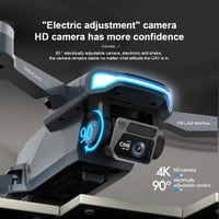 Gleto GPS Drón 4K Dupla Kamerával - 60 Perces Repülési Idő, Brushless Motor, Automatikus Hazatérés, Követés Funkcióval - Kezdőknek és Haladó 2
