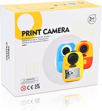 Goldge gyerek instant fényképezőgép, 32GB, nyomtatópapírral, piros-sárga 9