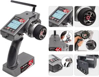 Radiolink RC6GS-V3 7 csatornás RC távirányító giroszkóppal 2.4GHz autóhoz drónhoz 3