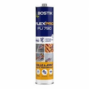 Bostik Flexpro PU 790 adeziv și etanșant poliuretanic 300 ml maro multifuncțional pentru interior și exterior — fără capac din plastic (stare: vezi a 2-a imagine)
