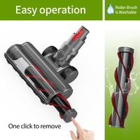 Dyson V7-V15 kompatibilis padlókefe kemény padlóra és szőnyegre - FEVORCS 6