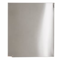 Panou de protecție pentru bucătărie din oțel inoxidabil și tablă magnetică Compactor 60x50 cm, argintiu, pentru perete — colț deteriorat, zgâriat 1