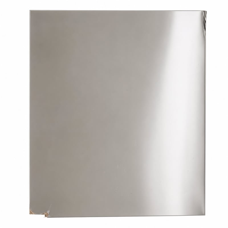 Panou de protecție pentru bucătărie din oțel inoxidabil și tablă magnetică Compactor 60x50 cm, argintiu, pentru perete — colț deteriorat, zgâriat