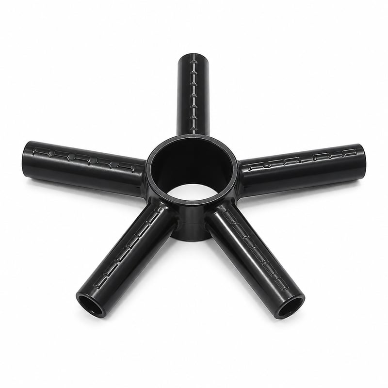 Bază în formă de stea pentru scaun directorial de birou ergonomic COLAMY - Bază rotativă cu 5 brațe, negru, piesă de schimb pentru baza scaunului