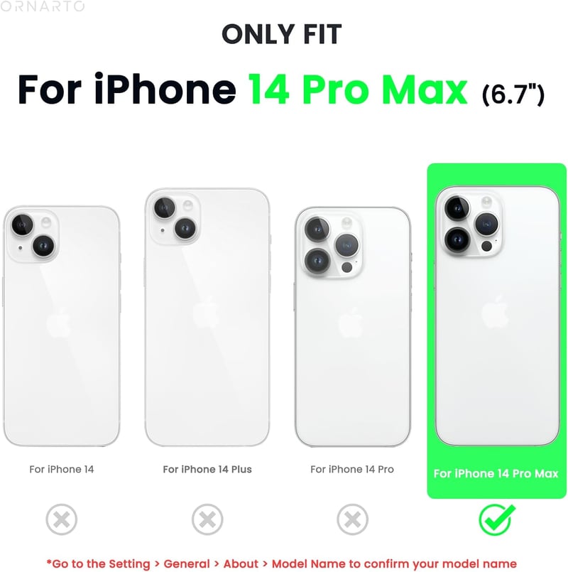 ORNARTO iPhone 14 Pro Max Védőtok - Matt Fekete Ujjlenyomatmentes Csúszásgátló Tok Légpárnás Védelemmel, 2 Kamera és 2 Kijelzővédővel

AI: O