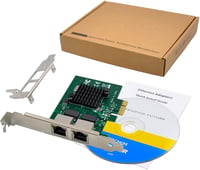 Dual-Port Gigabit Ethernet PCIe hálózati kártya BCM5720 chippel, Windows és Linux szerverekhez 8