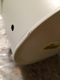 WENKO Aria fém tárolódoboz akácfa fedéllel, 3,8 l, légáteresztő, Ø 18 x 16,5 cm, bézs – — alsó horpadás és kopás (állapot: lásd a 2. képet) 2