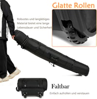 BlesMaller Snowboard Táska Kerekekkel - Párnázott Sízsák 170 cm-es Snowboardhoz, Sícipőhöz és Felszereléshez, Állítható Méretű, Oxford Anyag 4