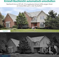 Wansview W6 kültéri WiFi biztonsági kamera, 1080p, éjjellátó, Alexa-kompatibilis, fekete 3