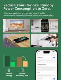 Meross Okos Konnektor Energiafogyasztás Méréssel, WiFi Aljzat 16A, Hangvezérléssel, Apple Home, Alexa és Google Kompatibilis, 4 db Fehér 4