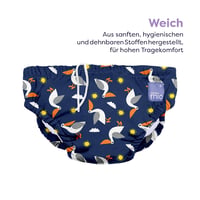 Bambino Mio Újrahasználható Úszópelenka Babáknak és Kisgyermekeknek, Sárgadinnye Mintás, XL Méret (2+ év), Fiúknak-Lányoknak 10