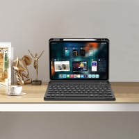 FARYODI iPad Pro 11 (M4) 2024 Védőtok AZERTY Francia Billentyűzettel - Levehető Bluetooth Billentyűzet, Beépített Tolltartó, Fekete 7