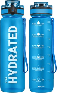 Sahara Sailor 1L BPA-mentes sportkulacs, szivárgásmentes, kerékpározáshoz, kempingezéshez 1