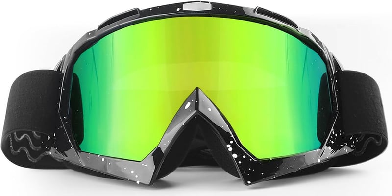 Motoros Szemüveg - UV Védelem, Szélálló, Porálló, OTG Kompatibilis - ATV, Dirt Bike, Motocross, Kerékpár, Sí és Hegymászás