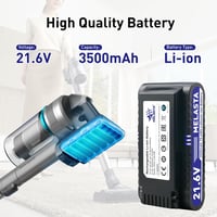 melasta 21,6V 3500mAh Li-Ion Pótakkumulátor Samsung Jet 90/75 Vezeték Nélküli Porszívókhoz - Kompatibilis Jet Complete/Pet Extra+/Elite Mode 3