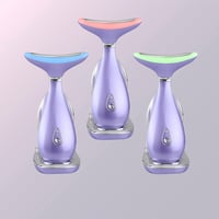 VRAIKO LILY Arcformáló és Nyakmasszírozó Készülék - Hőterápiás, LED, Vibráció, Lila 7