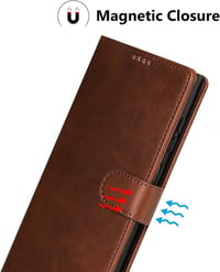 Samsung Galaxy S22 Ultra 5G RFID-védett bőrtok kártyatartóval 5