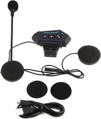 Bluetooth motoros bukósisak headset - Kihangosítós, kétoldali hangszóróval 1