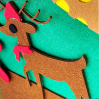 Filc Karácsonyfa Adventi Naptár Készlet - 30 Díszes DIY Szett Gyerekeknek 5