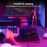 Fosi Audio Q4 192 kHz USB DAC fejhallgató erősítő PS5/PC/MAC-hez 6